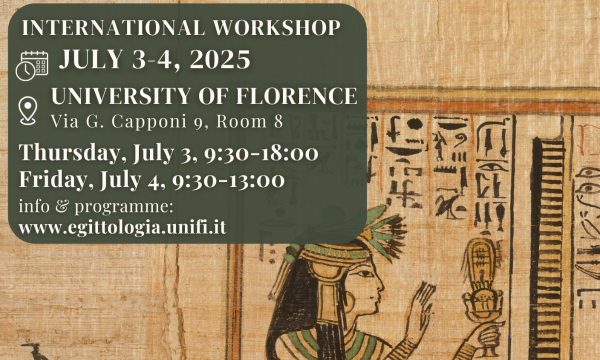 International workshop 3-4 July 2025. “Tradition Processing”: textual dynamics in the transmission of the Book of the Dead